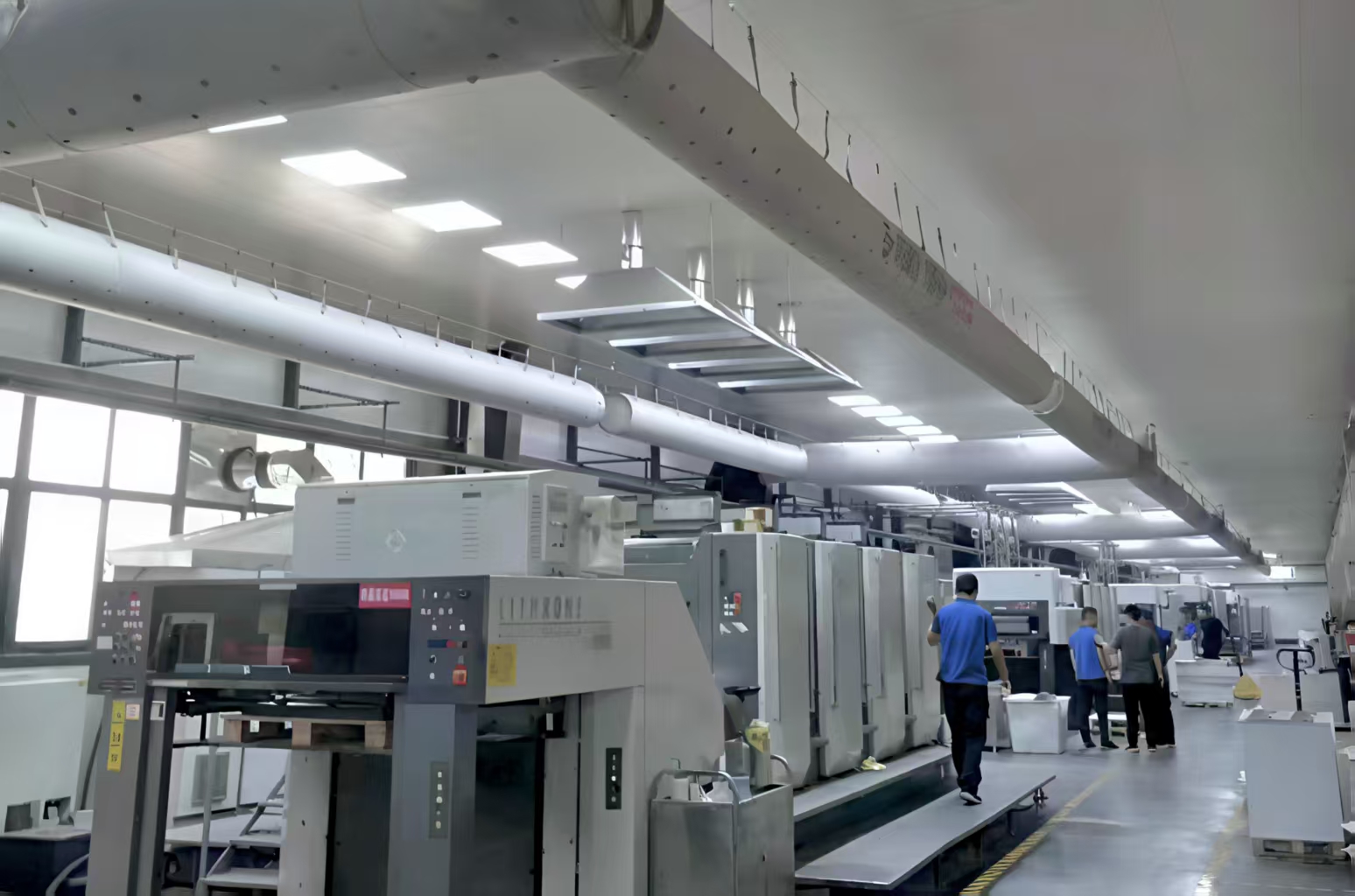 Yuzen units installed in a printing and packaging facility